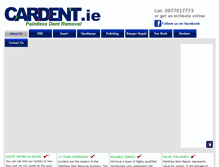 Tablet Screenshot of cardent.ie
